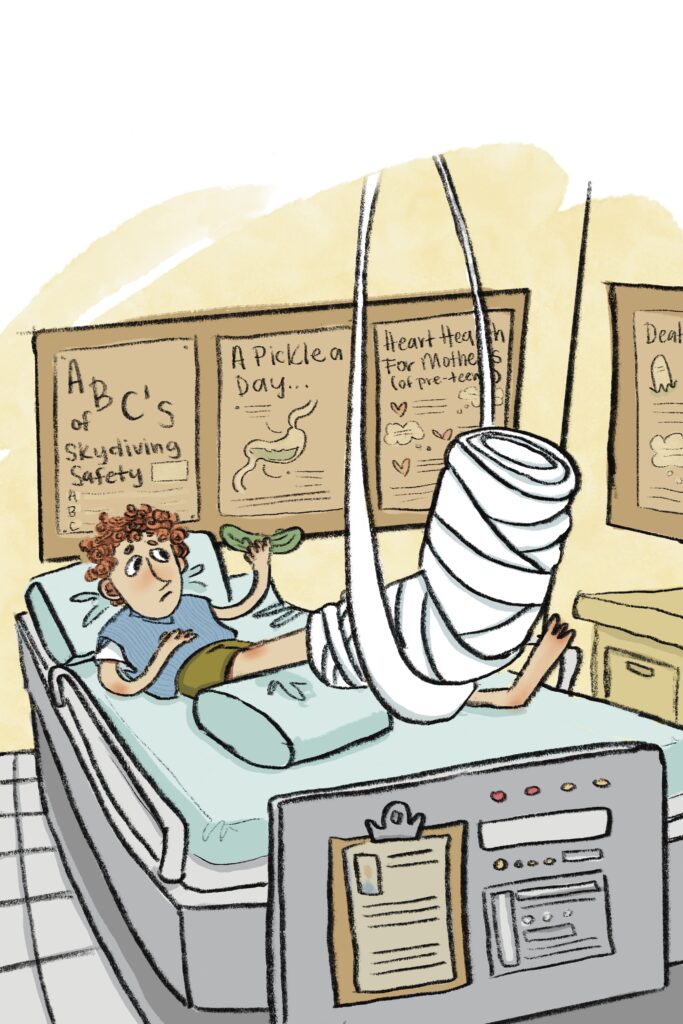 Toliver in the Hospital.