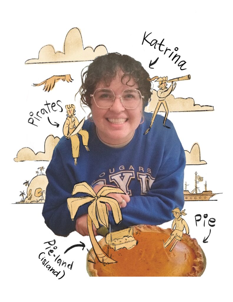 Picture of Katrina Mathews with Pirates